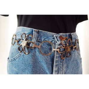 Metal Flower Belt